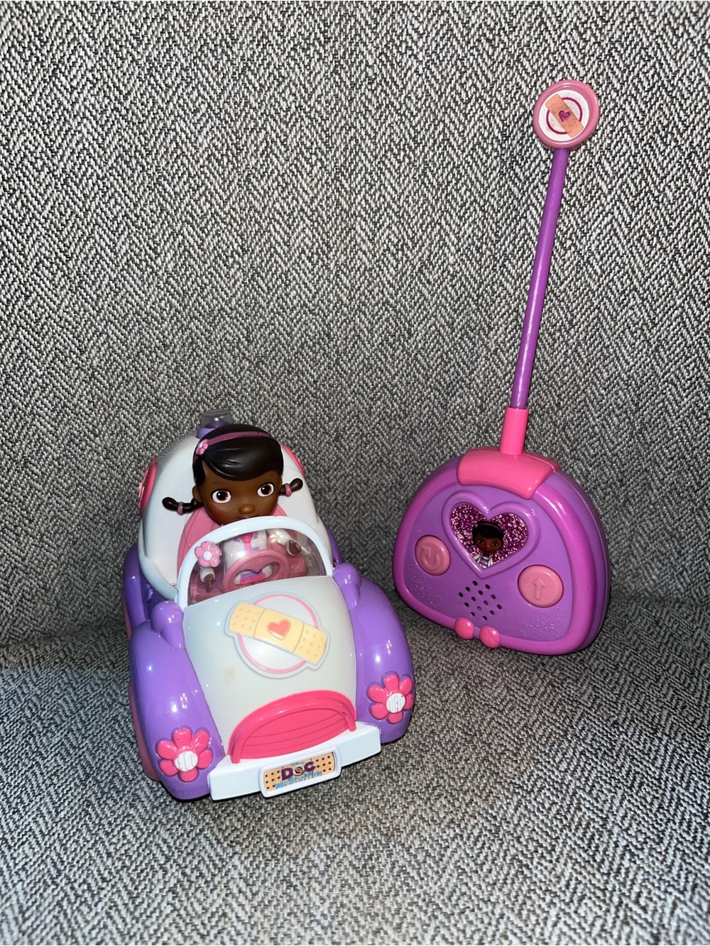 Doc McStuffins Remote Control Car RC Vehicle with Doc Figure & Controller RARE - Picture 2 of 6